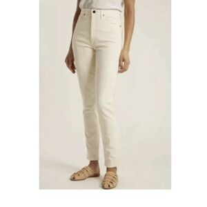 KHAITE  Vanessa Ivory Jeans